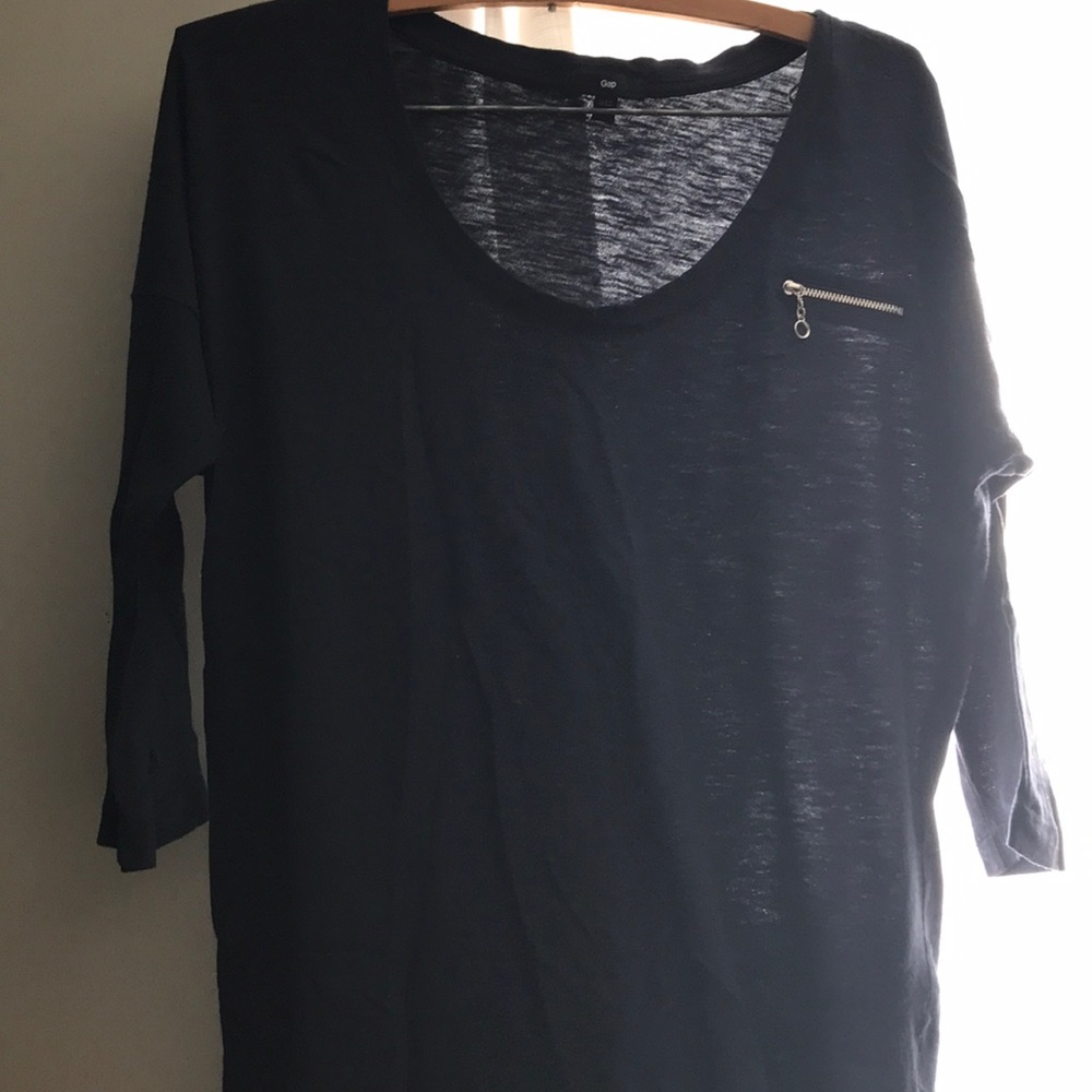 Three quarter length sleeve shirt